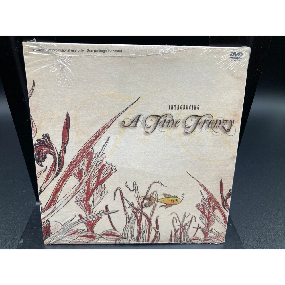 A Fine Frenzy CD DVD 2007 Promo One Cell in the Sea Indie Pop Virgin RARE